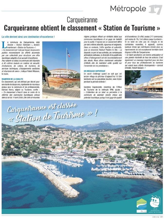 Appartamento L'Escale Carqueiranne Esterno foto